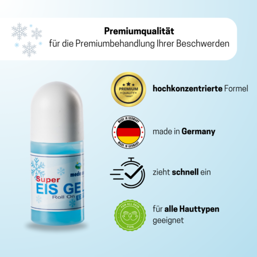 Medosan Eisgel Roll-On ❄️| Massage-Roller – Bild 7