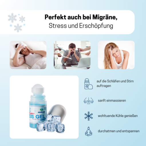 Medosan Eisgel Roll-On ❄️| Massage-Roller – Bild 6