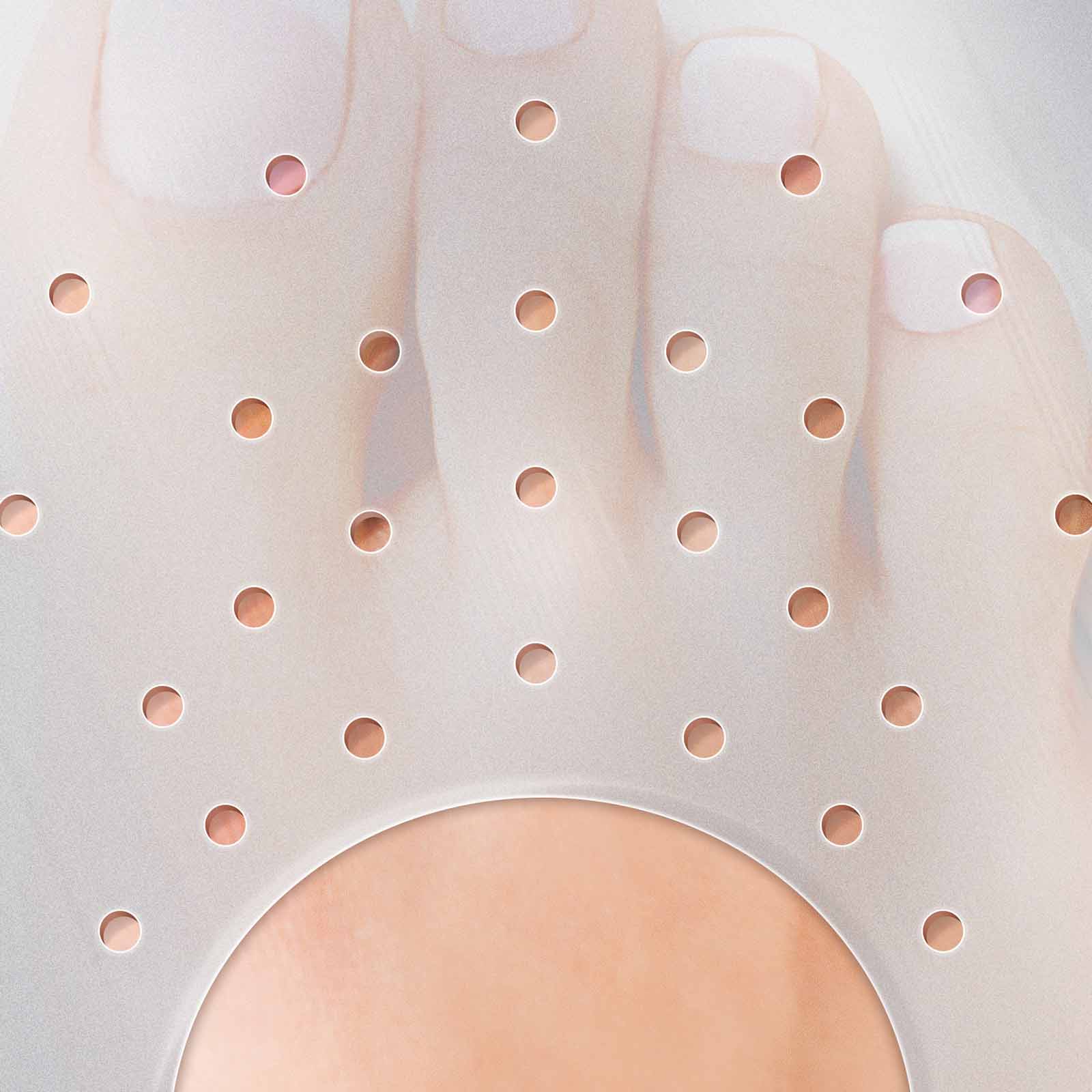 Detailansicht Gel-Füßlinge Universalgröße