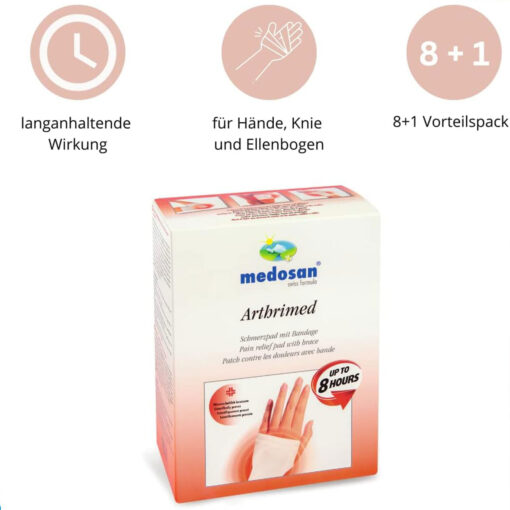Arthrimed Wärmepads mit Bandage | 8+1 Vorteilsset | Schmerzlinderung bei Arthrose – Bild 5